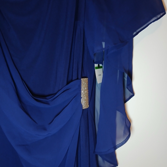 MSK Blue Dress with Silver Details - Picture 3 of 7